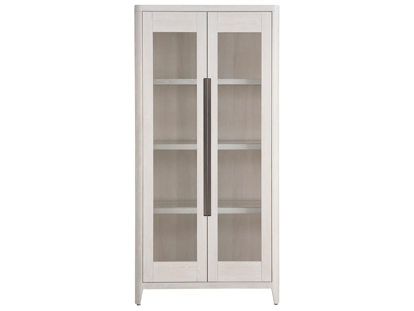 Zella White Oak Display Cabinet - Ornate Home