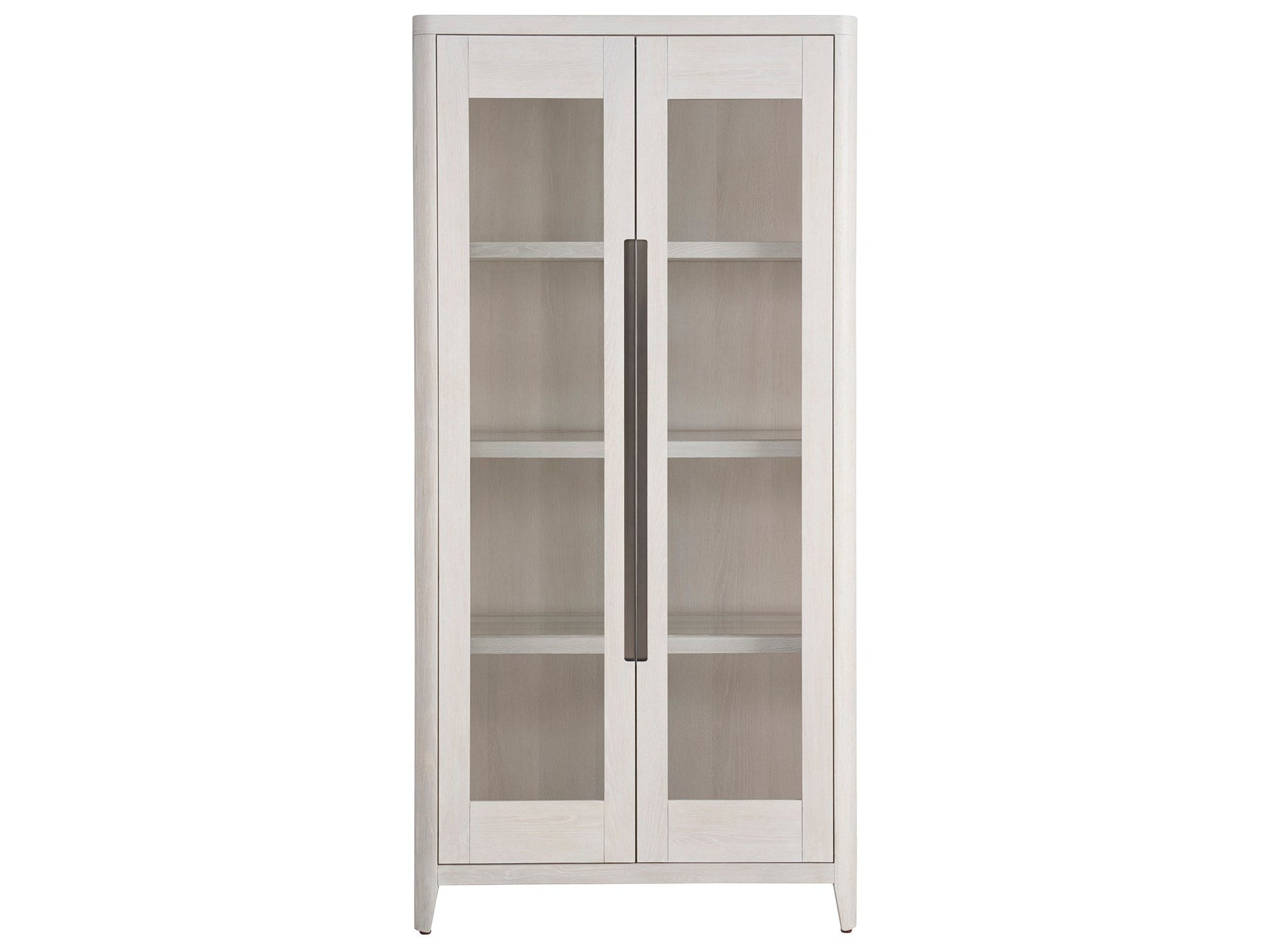 Zella White Oak Display Cabinet - Ornate Home