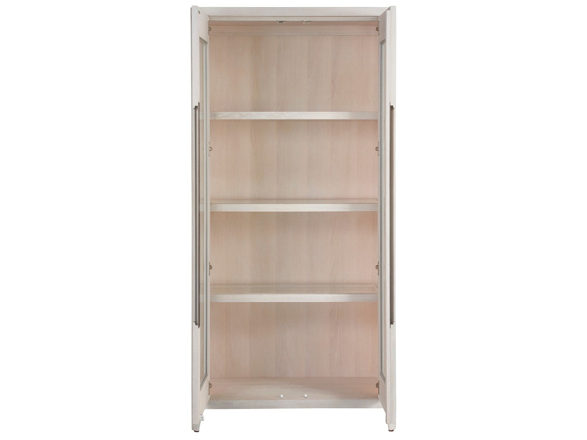 Zella White Oak Display Cabinet - Ornate Home