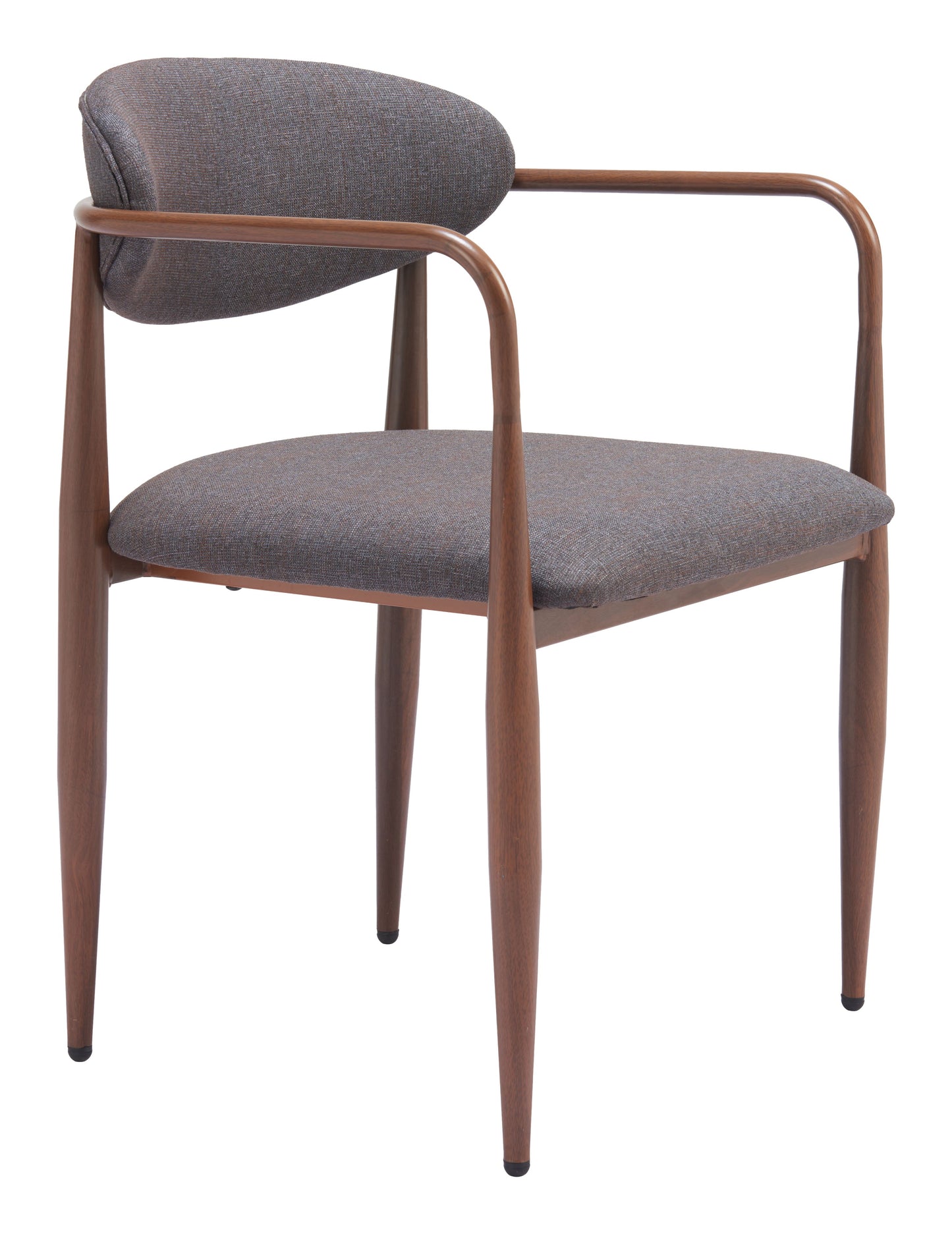 Zens Truffle Gray Dining Chair (Set of 2) - Ornate Home