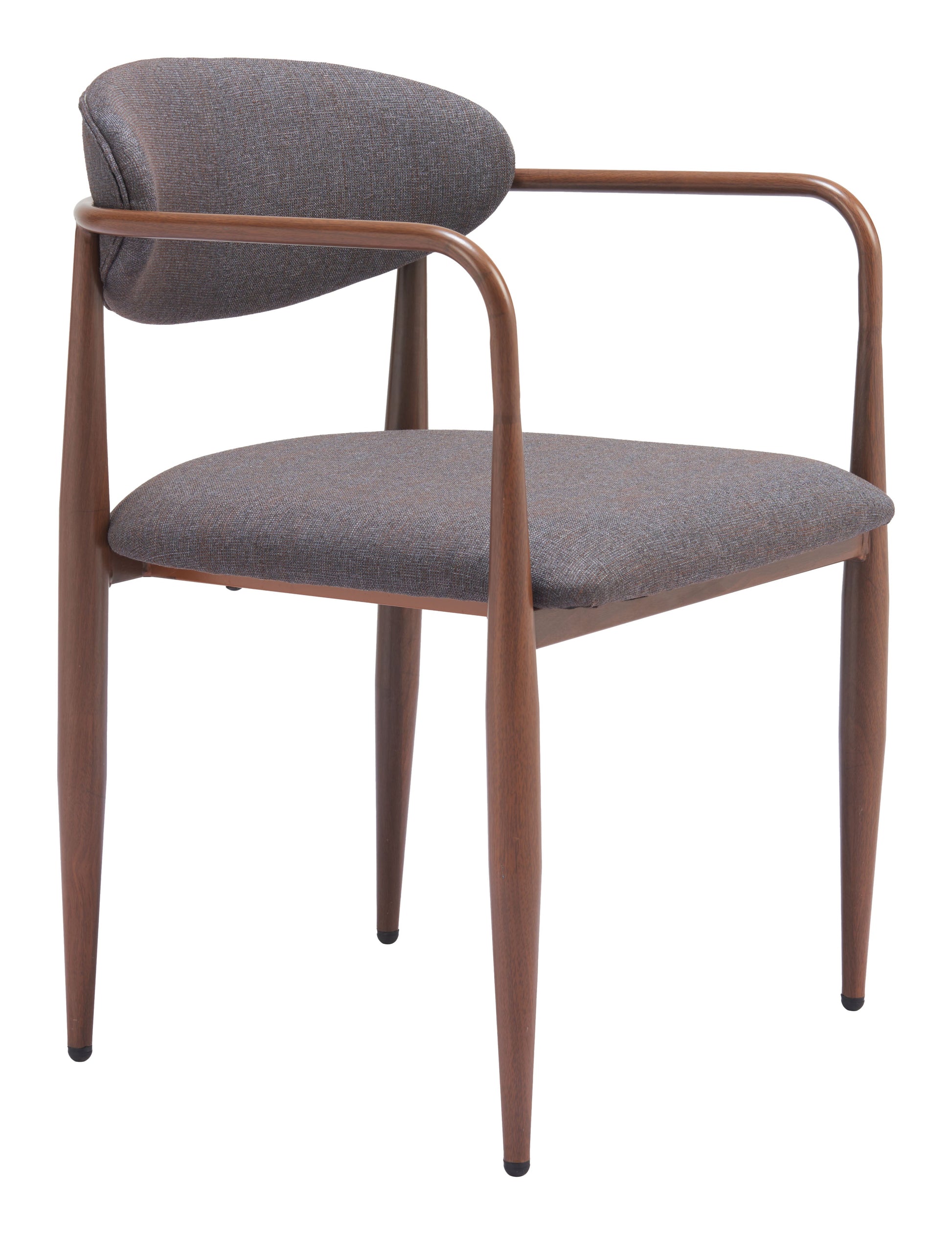 Zens Truffle Gray Dining Chair (Set of 2) - Ornate Home