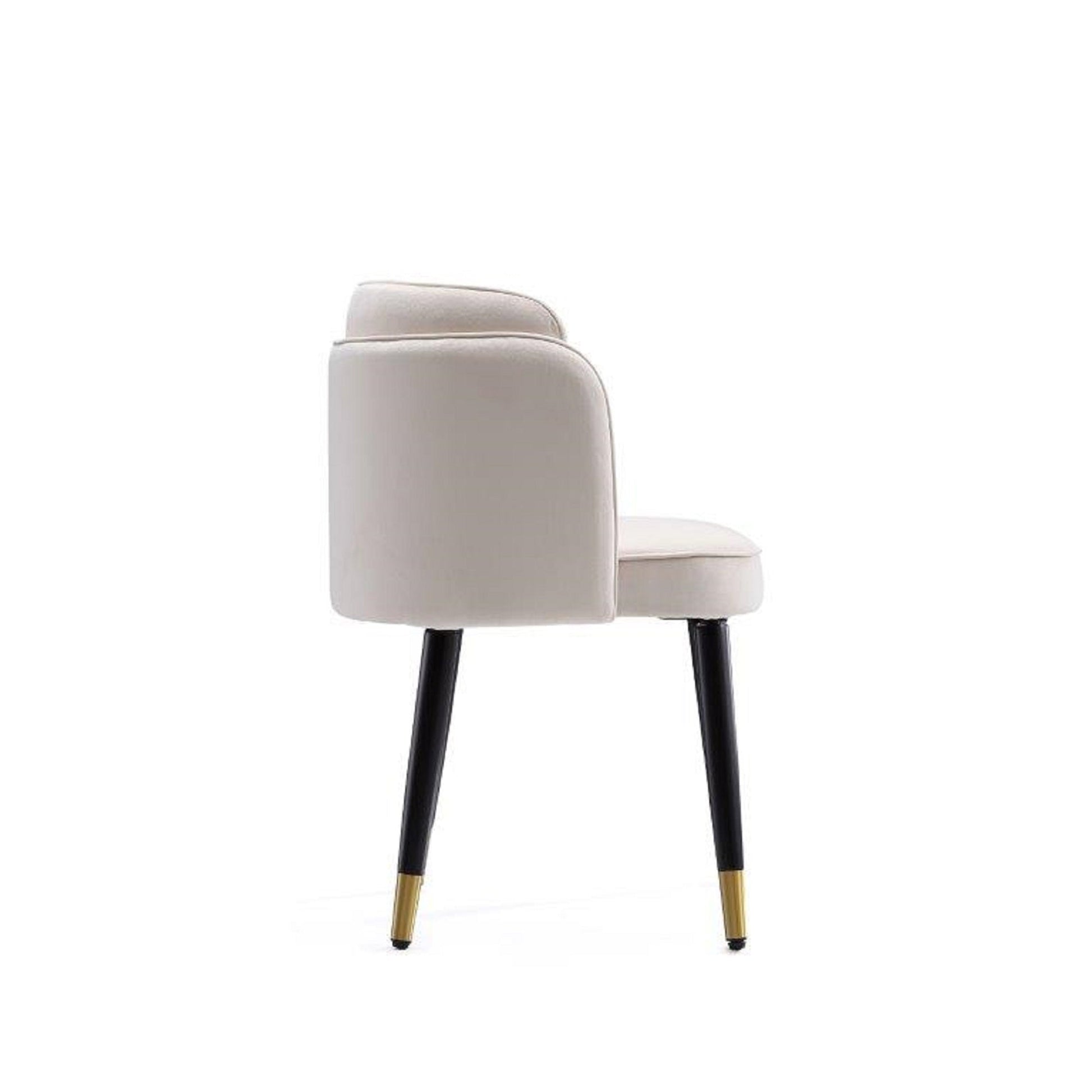 Zephyr Dining Chair in Cream - Ornate Home