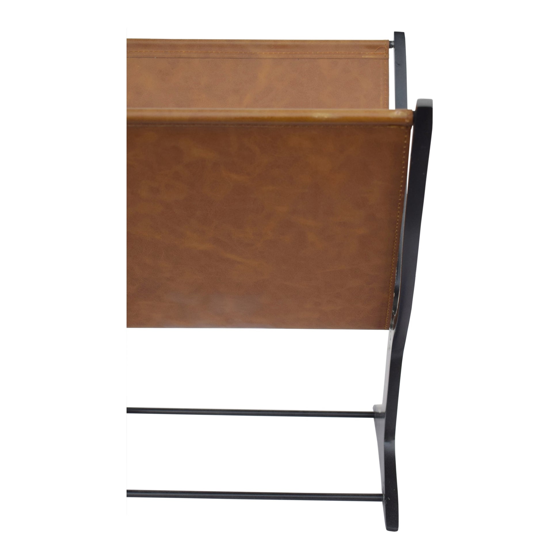 Ziff Light Brown Magazine Holder - Ornate Home