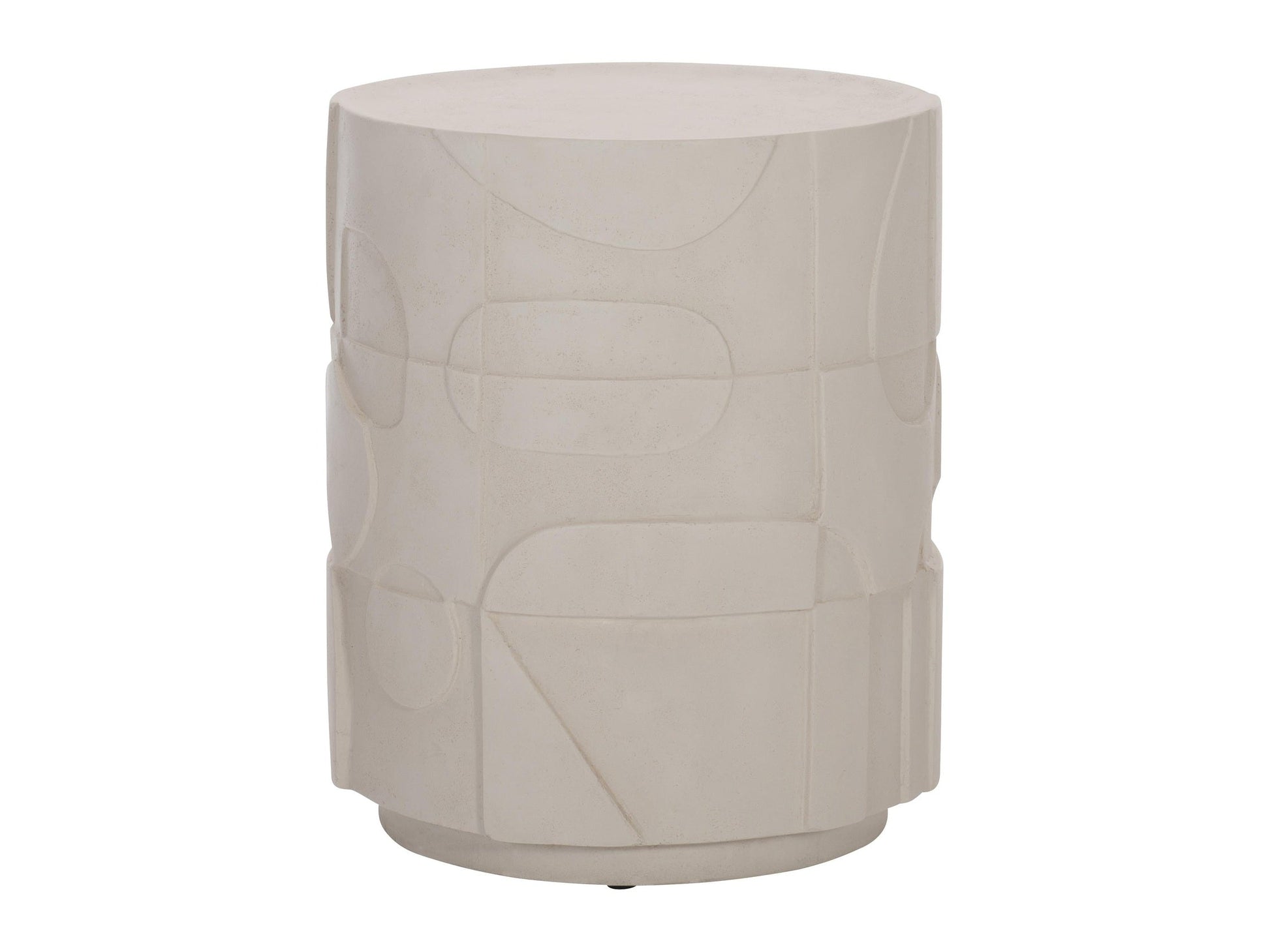 Zina Crema Accent Table - Ornate Home
