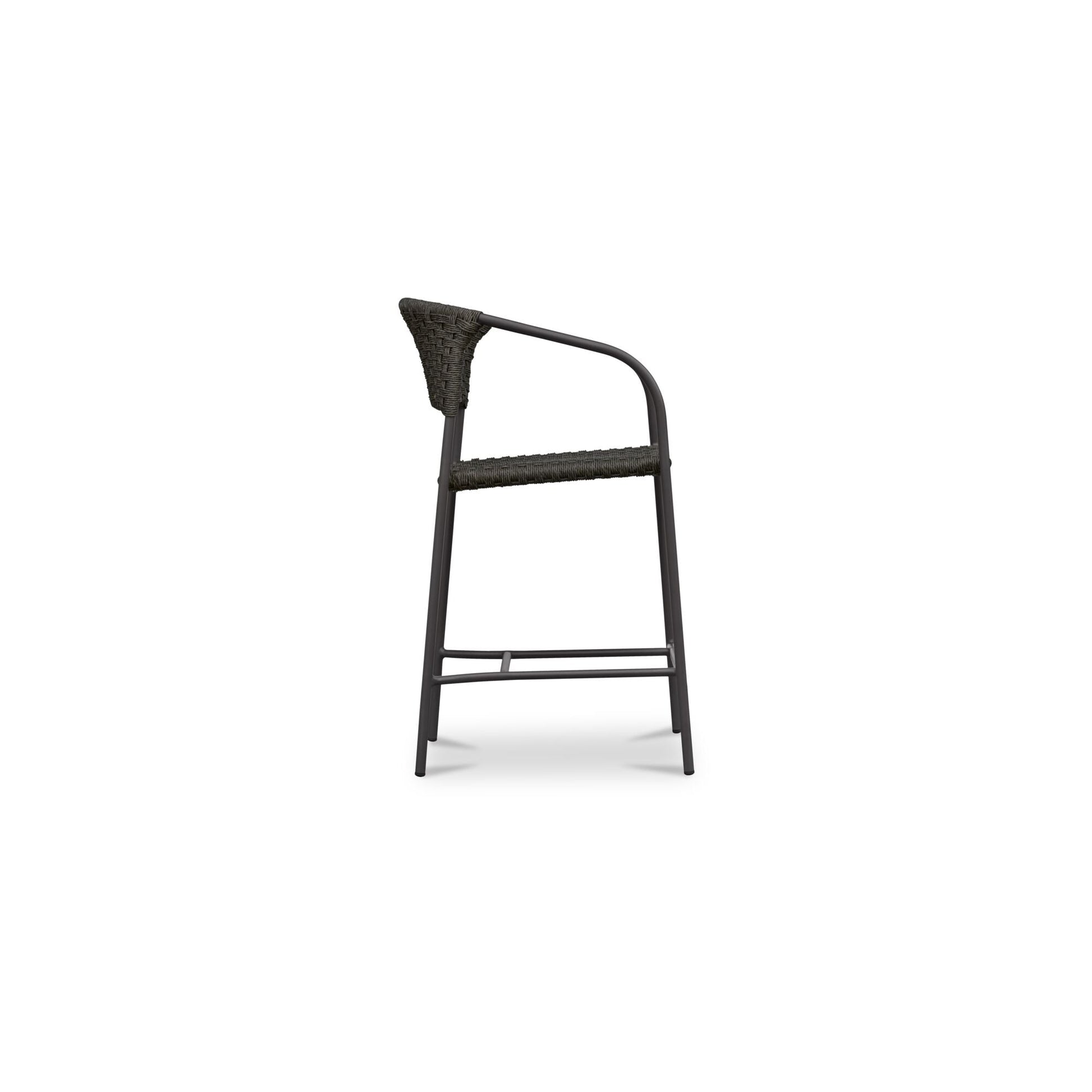 Zola Dark Brown Outdoor Counter Chair - Ornate Home