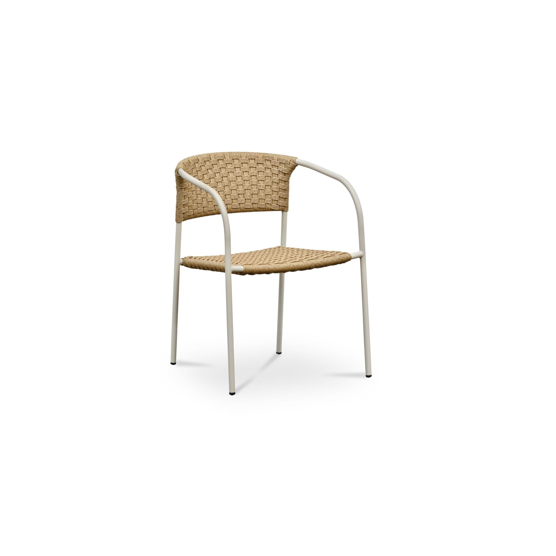 Zola Natural Outdoor Dining Chair (Set of 2) - Ornate Home