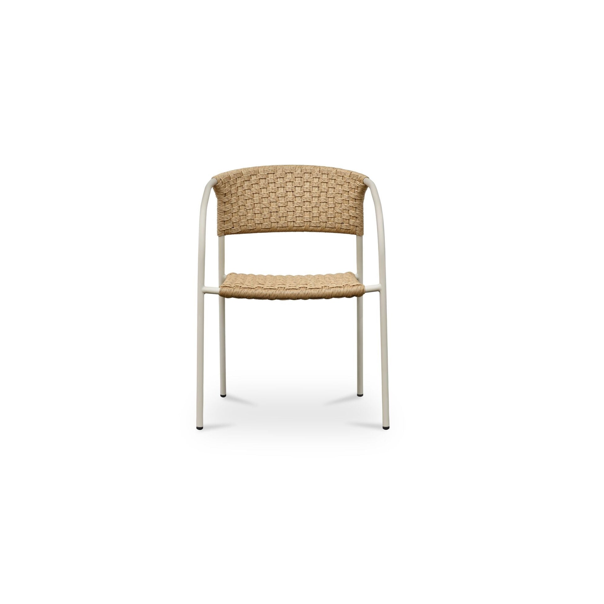 Zola Natural Outdoor Dining Chair (Set of 2) - Ornate Home