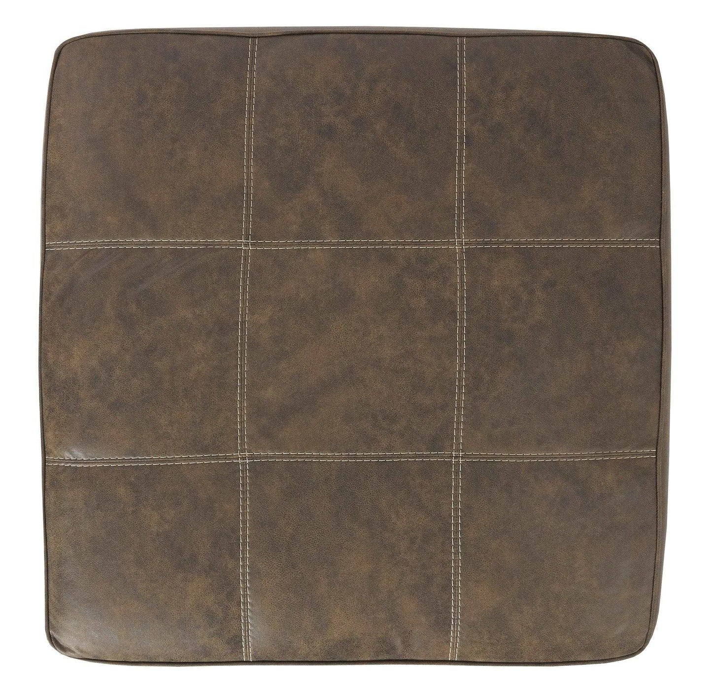 Abalone Chocolate Oversized Accent Ottoman