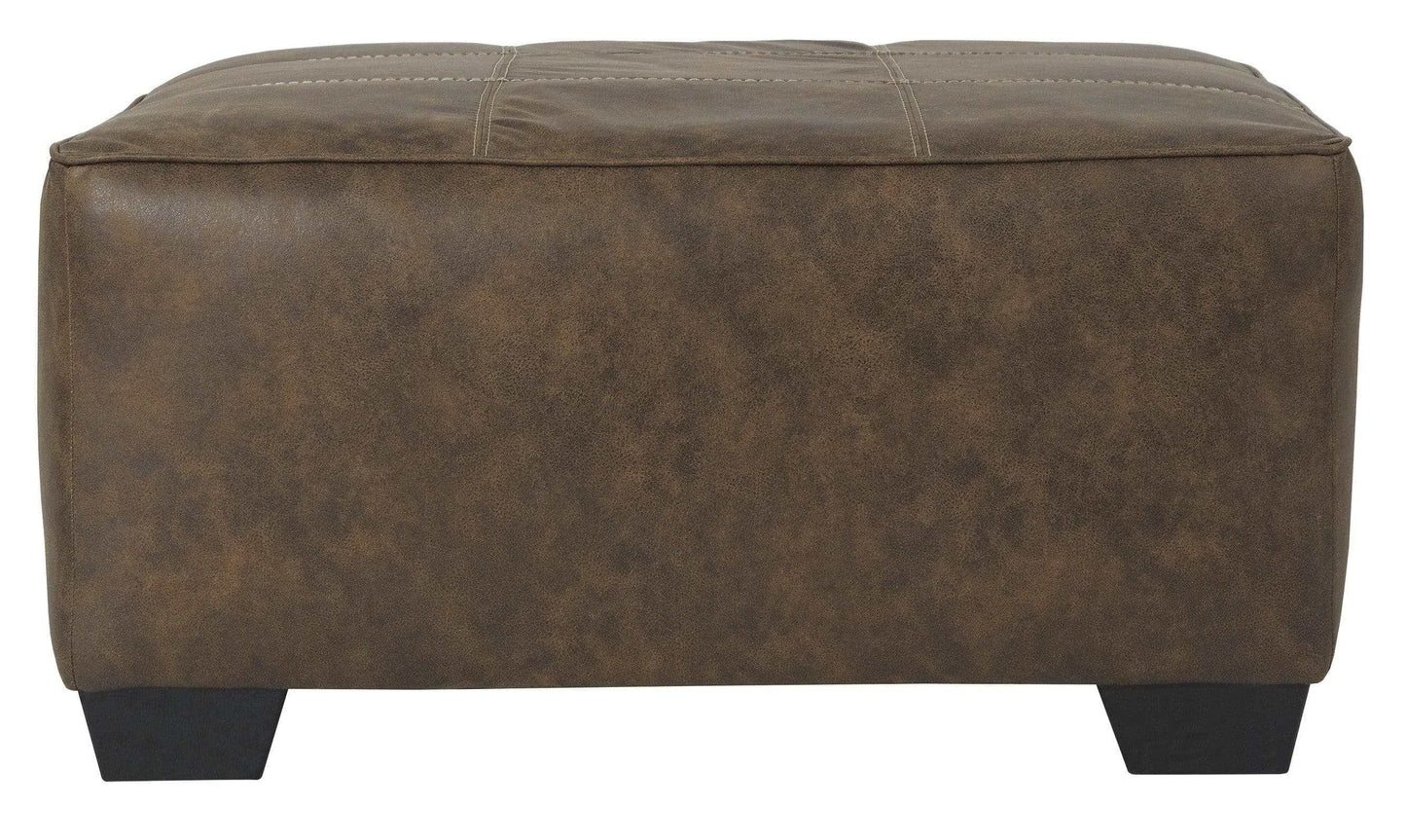 Abalone Chocolate Oversized Accent Ottoman