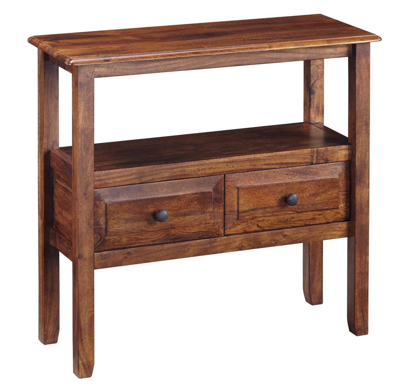 Abbonto Warm Brown Accent Table