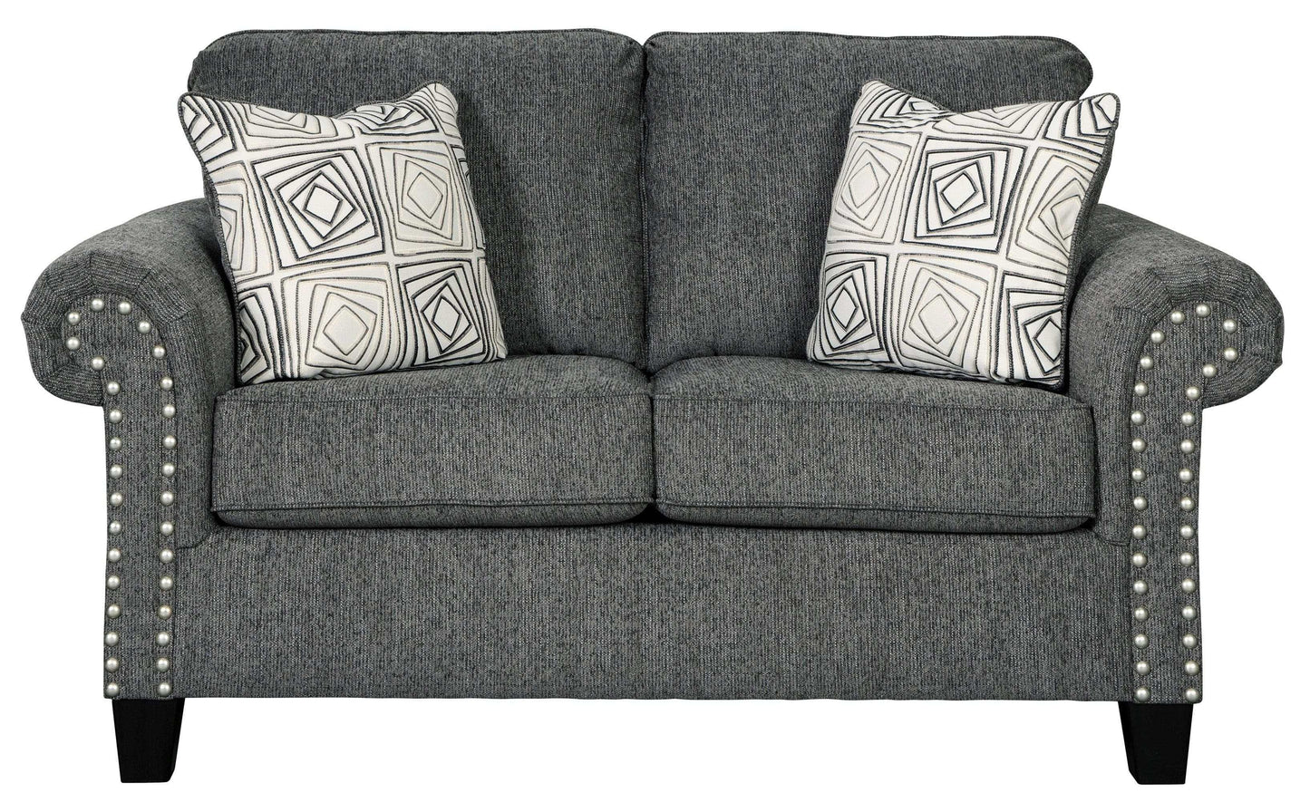 Agleno Charcoal Loveseat