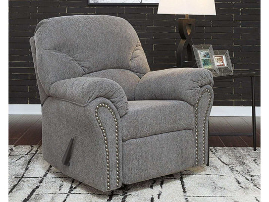 Allmaxx Pewter Rocker Recliner