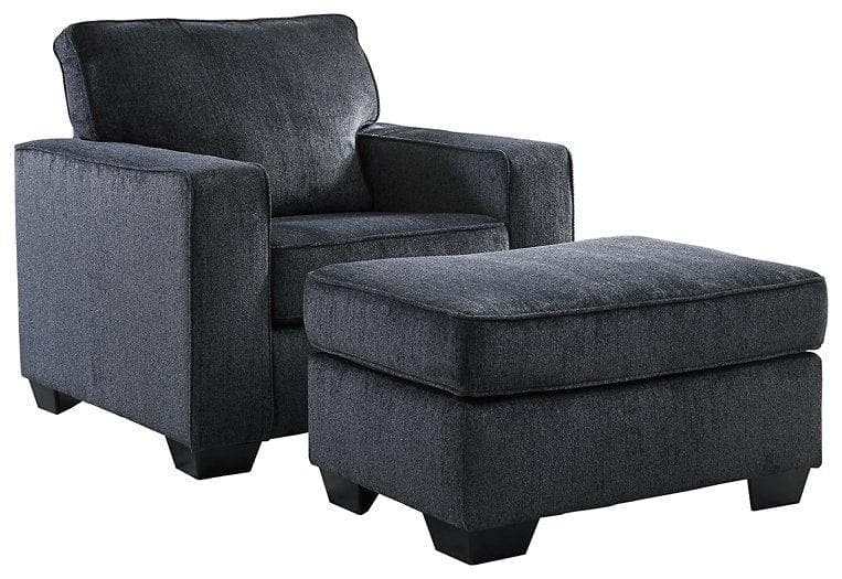 Altari Chair & Ottoman Set / 2pc