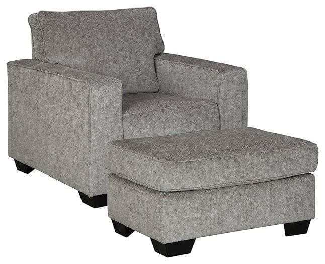 Altari Chair & Ottoman Set / 2pc