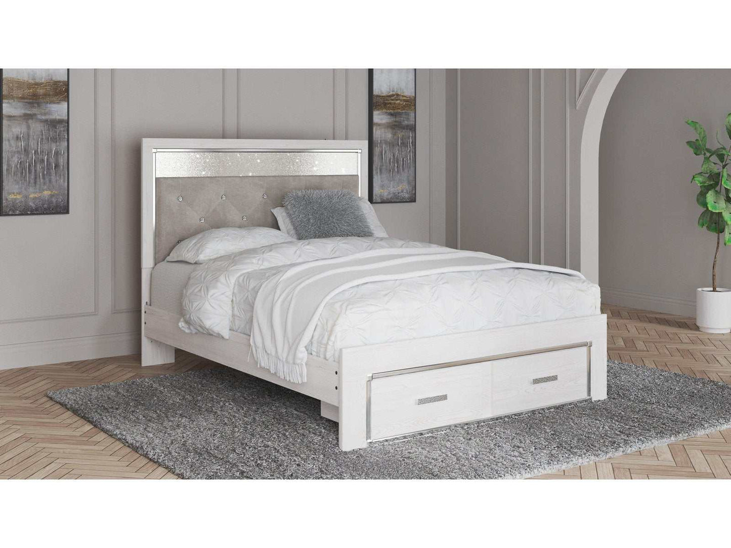 Altyra Queen Upholstered Storage Bed