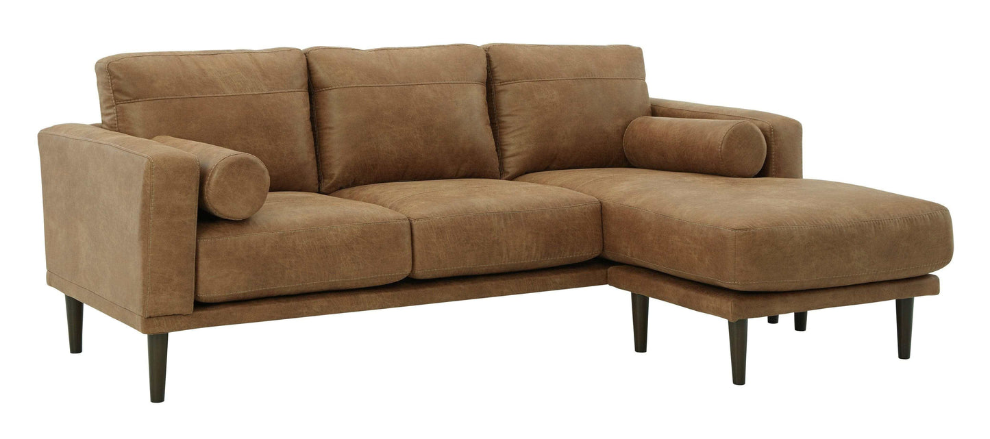 Arroyo Caramel Reversible Sectional Sofa