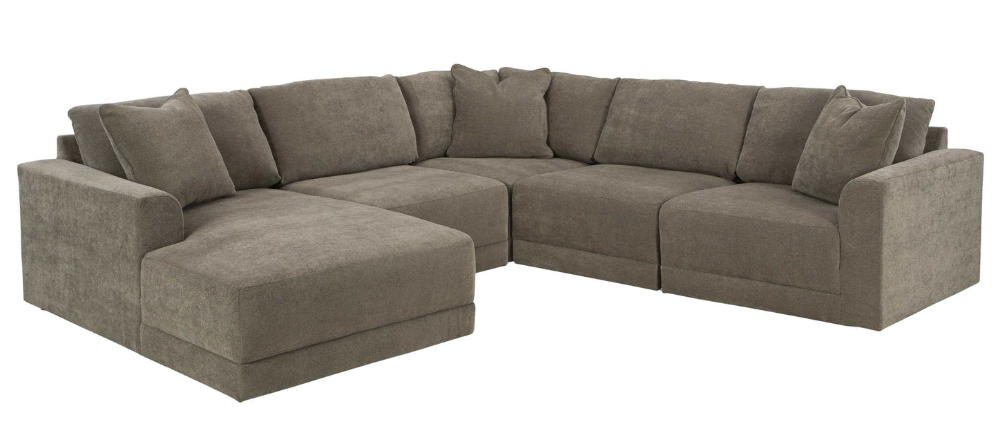 Raeanna Storm LAF Chaise Sectional / 5pc