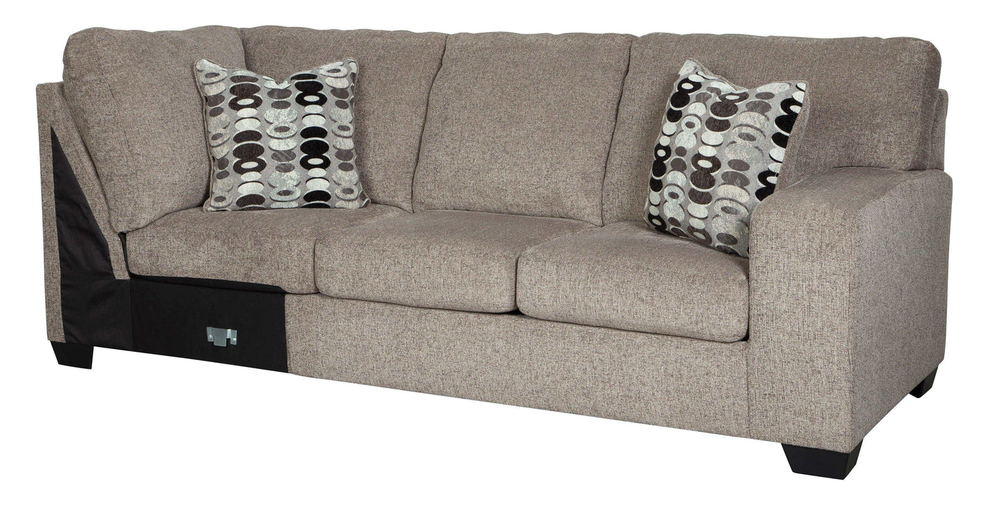 Ballinasloe Platinum 3pc Sectional Sofa w/ Chaise