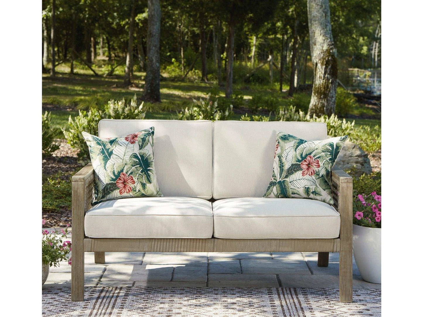 Barn Cove Outdoor Loveseat w/ Cushion