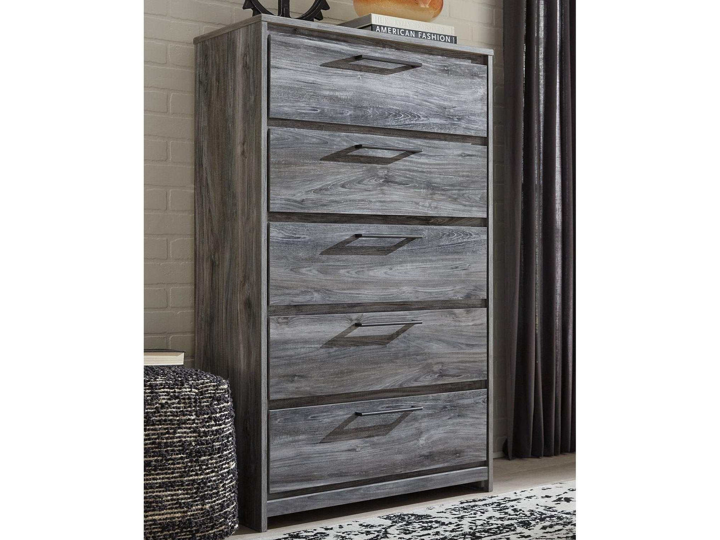 Baystorm Gray Chest of Drawers