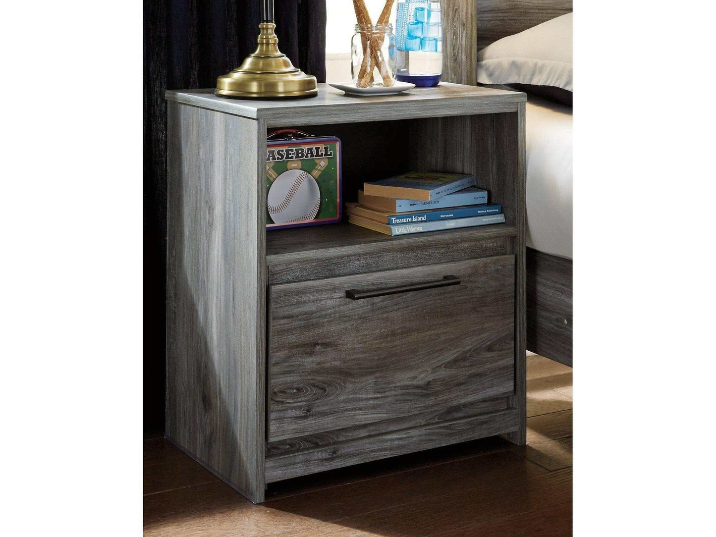 Baystorm Gray Nightstand