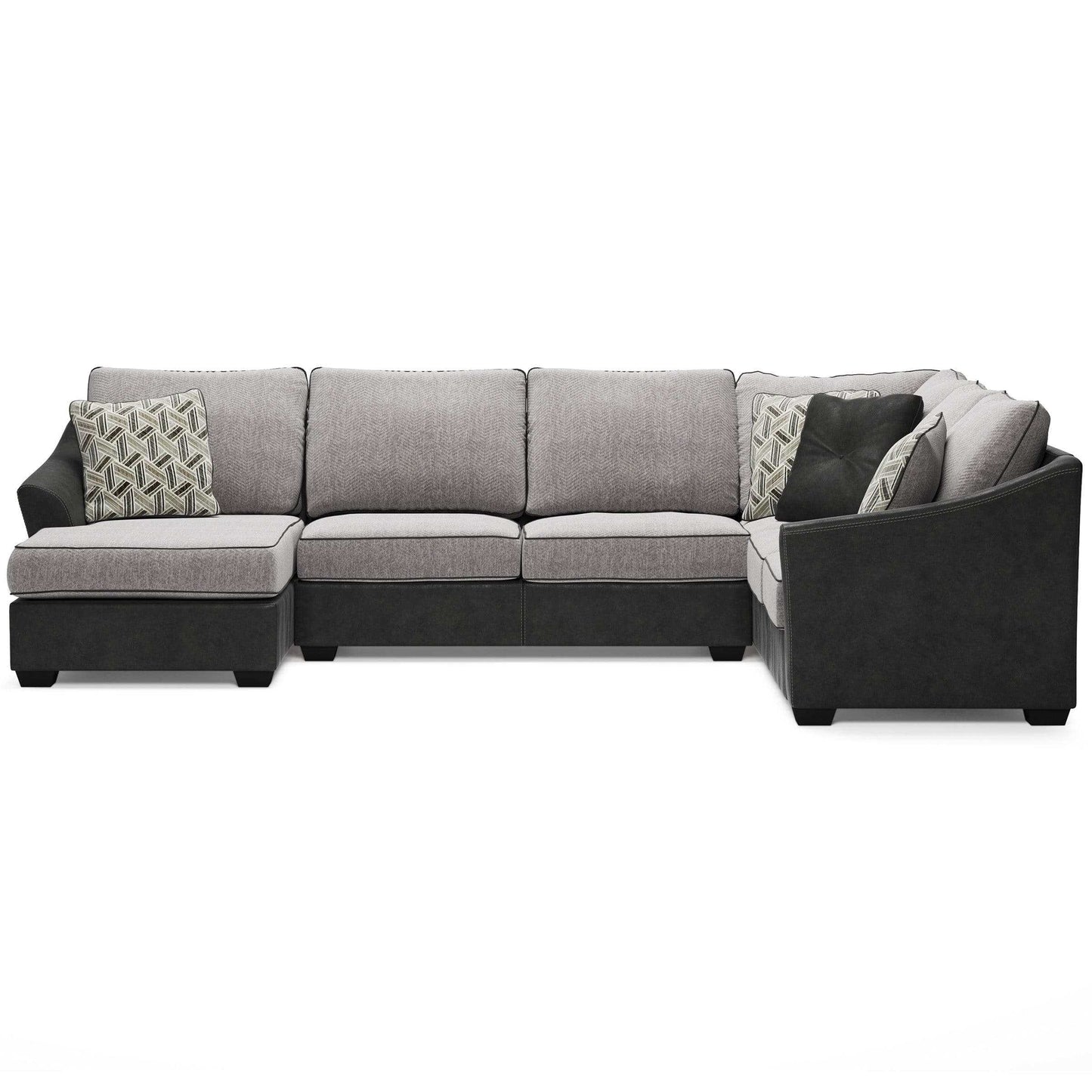 Bilgray Pewter 3pc Sectional Sofa w/ Chaise