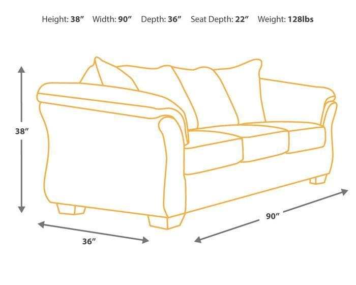 Bladen Slate Stationary Sofa