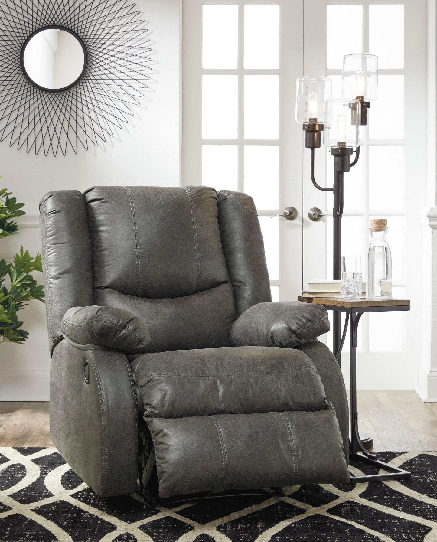 Bladewood Slate Manual Recliner