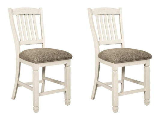 Bolanburg Antique White Bar Height Bar Chair (Set of 2)