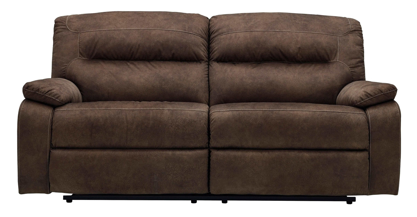 Bolzano Coffee Microfiber Manual Reclining Sofa