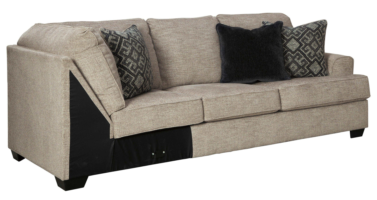 Bovarian Stone 2pc Sectional L Shape Sofa