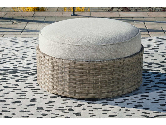 Calworth Outdoor Ottoman w/ Cushion