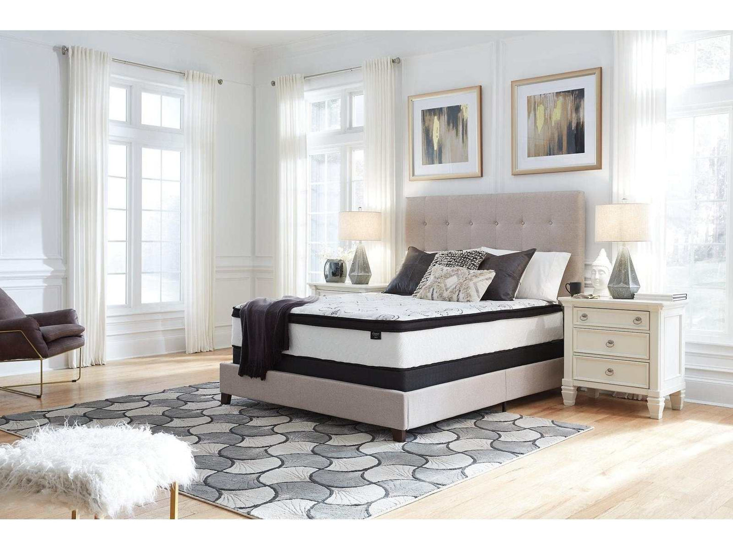 Chime 12 Inch Hybrid Queen Mattress in a Box