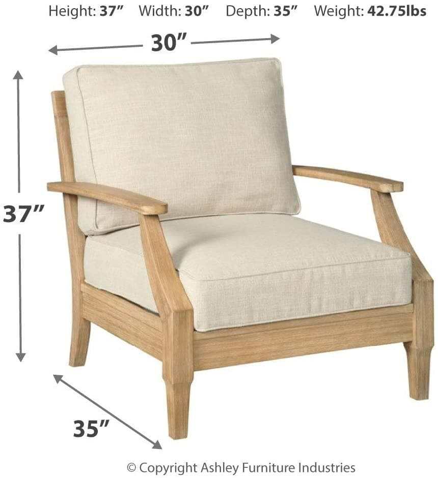 Clare View Outdoor Lounge Chair w/ Cushion