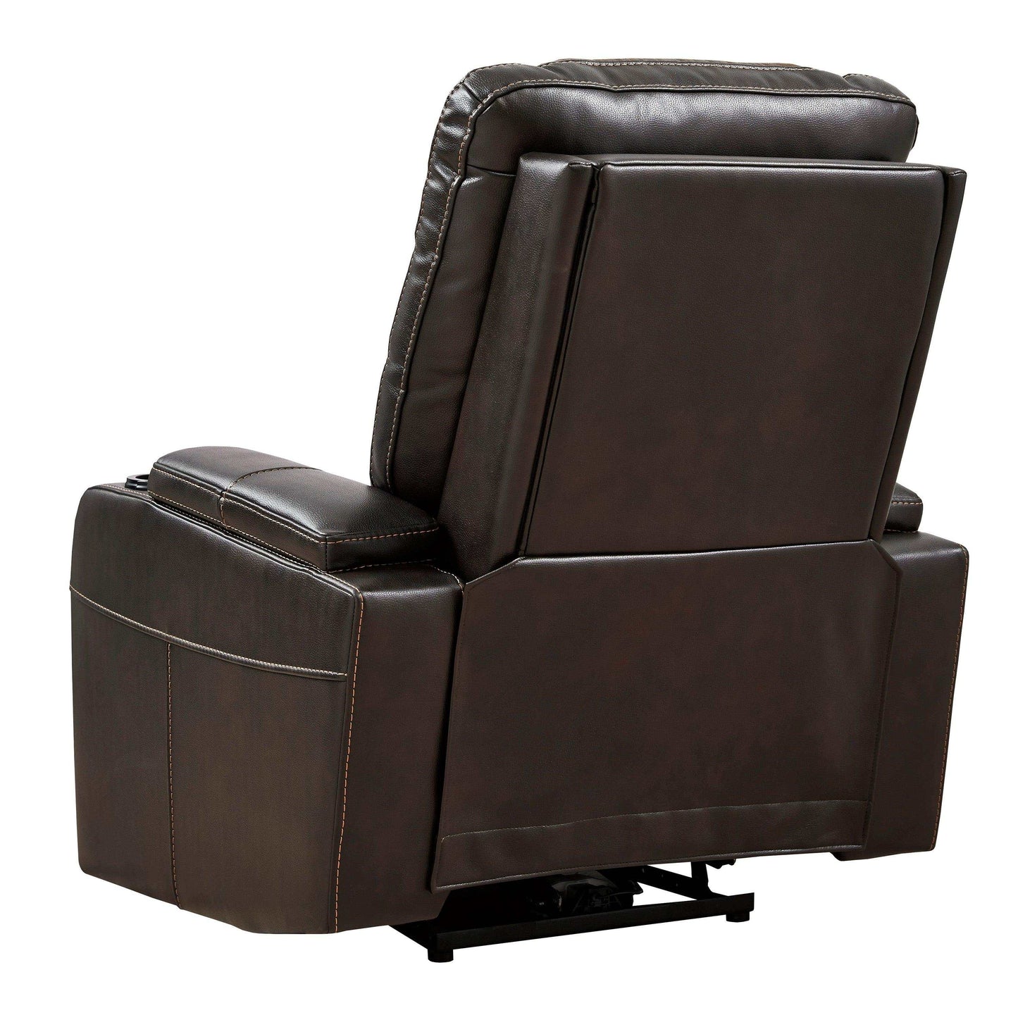 Composer Brown Power Recliner w/ Blue LED