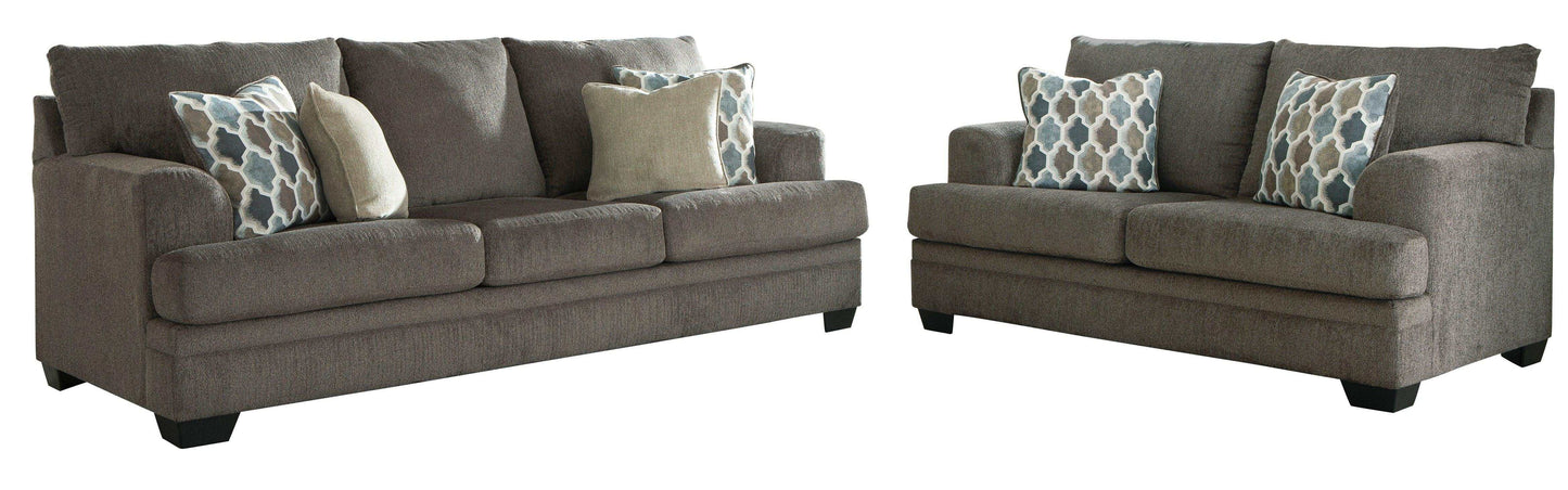 Dorsten Slate Living Room Set / 2pc