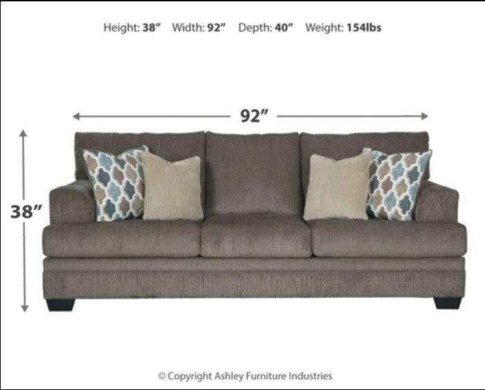 Dorsten Slate Living Room Set / 2pc