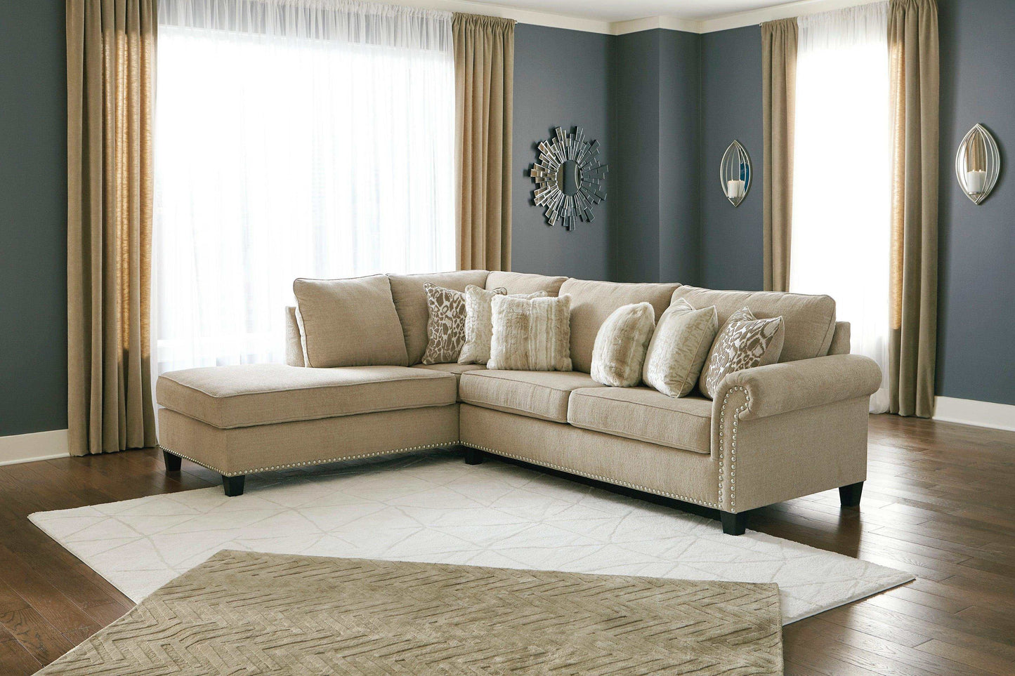 Dovemont 2pc Sectional Sofa w/ Chaise