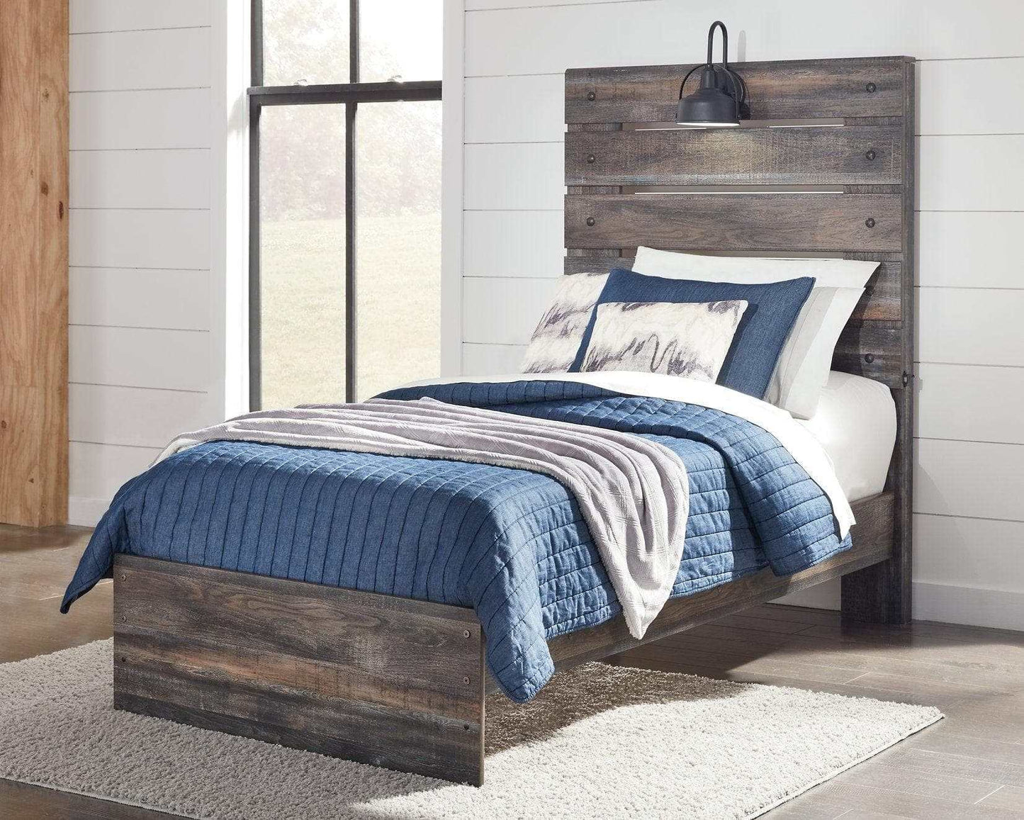 Drystan Multi Tone Twin Panel Bed