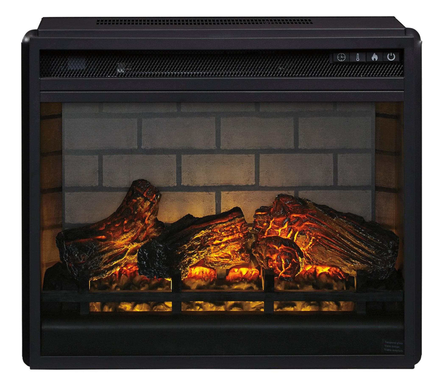 W100-101 / Electric Infrared Fireplace Insert 24" Black