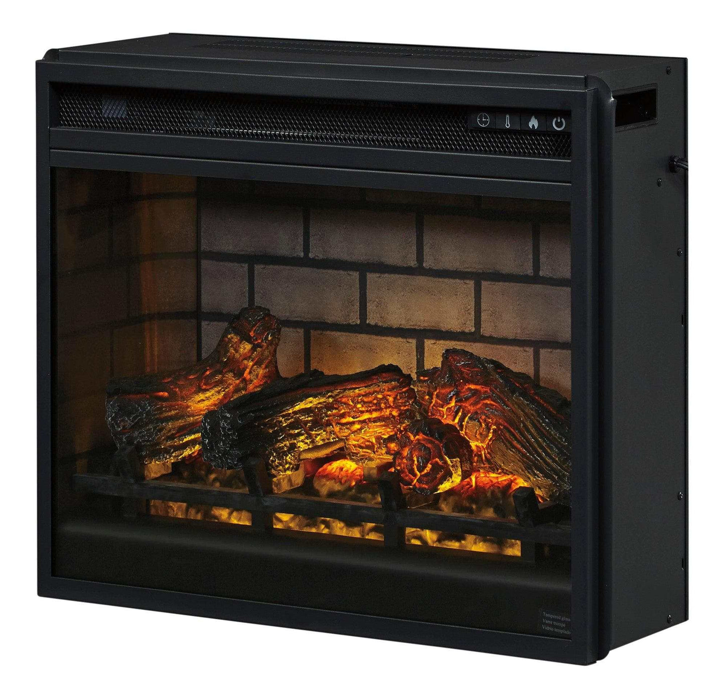 W100-101 / Electric Infrared Fireplace Insert 24" Black