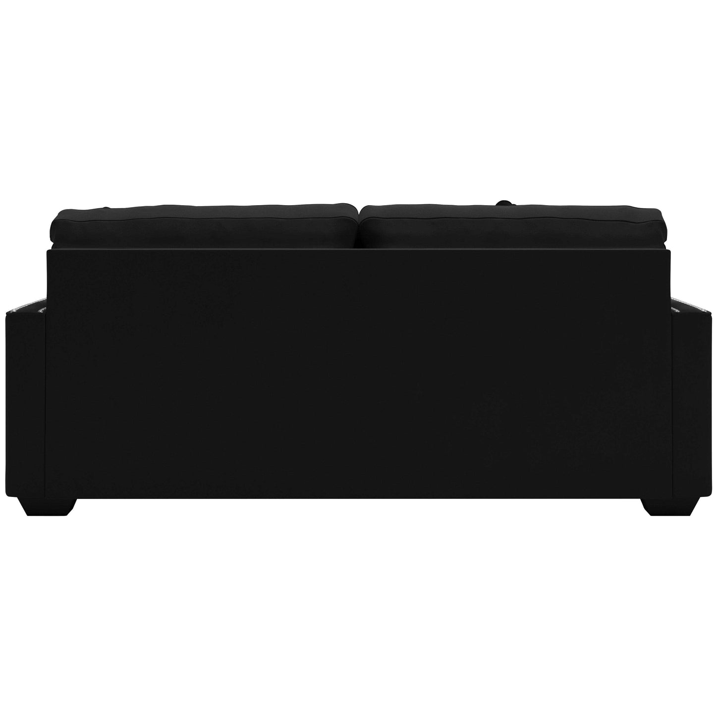 Gleston Onyx Black Velvet Stationary Sofa