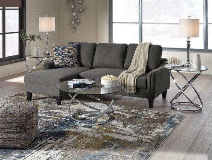 Hollynyx Chrome & Glass Coffee Table Set (3pc)