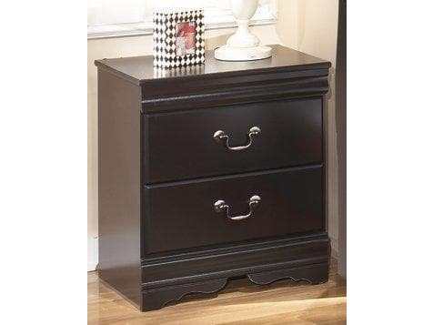 Huey Vineyard Black Nightstand