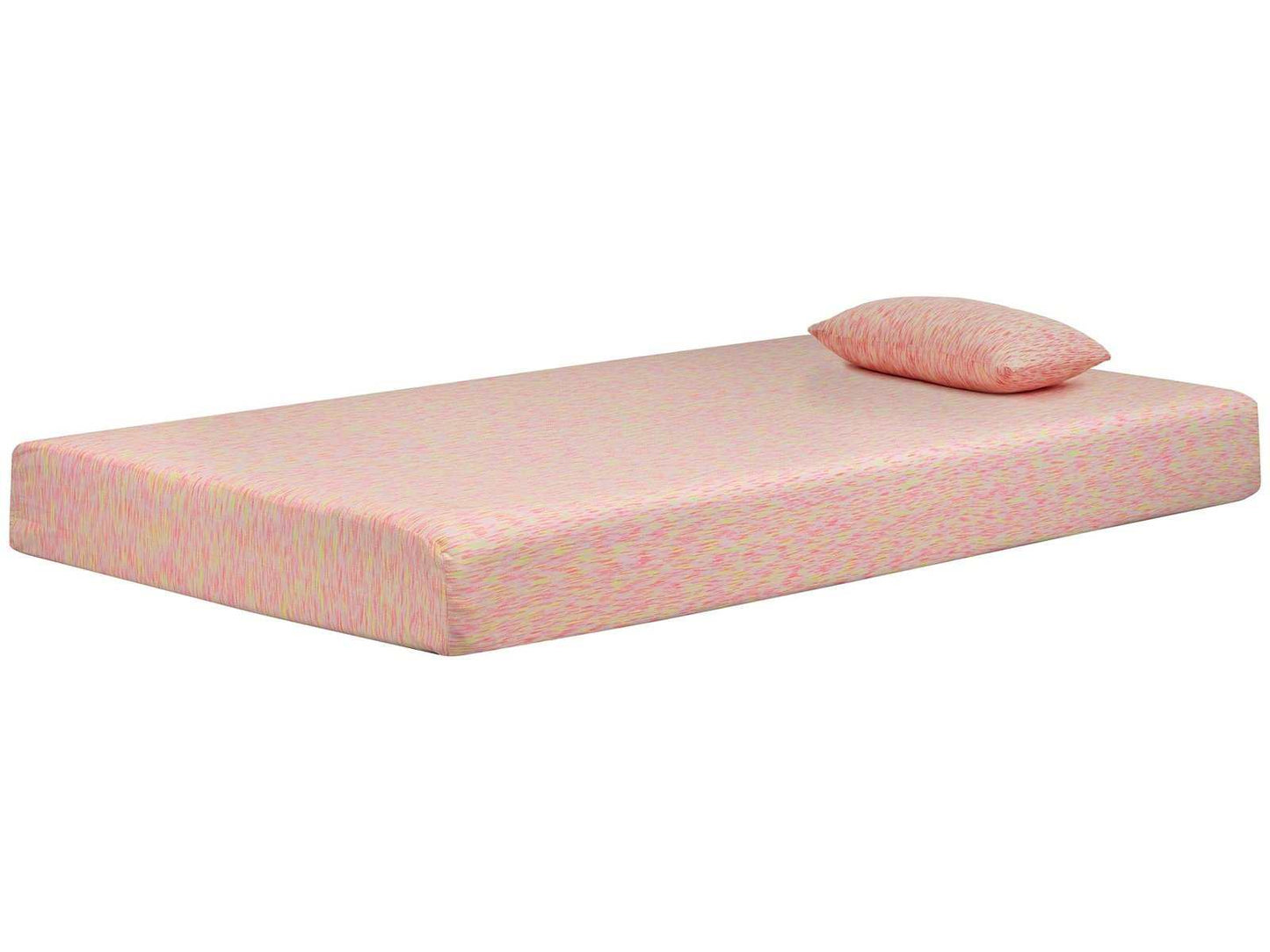 iKidz Pink Sierra Sleep Firm Mattress & Pillow