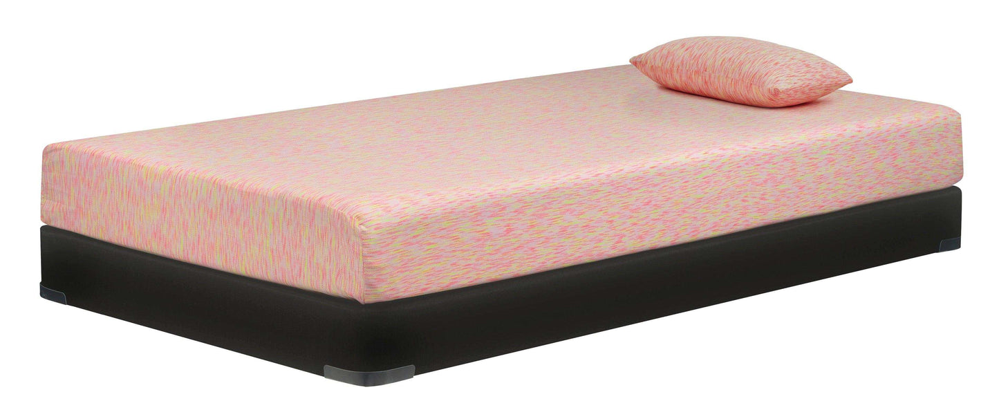 iKidz Pink Sierra Sleep Firm Mattress & Pillow