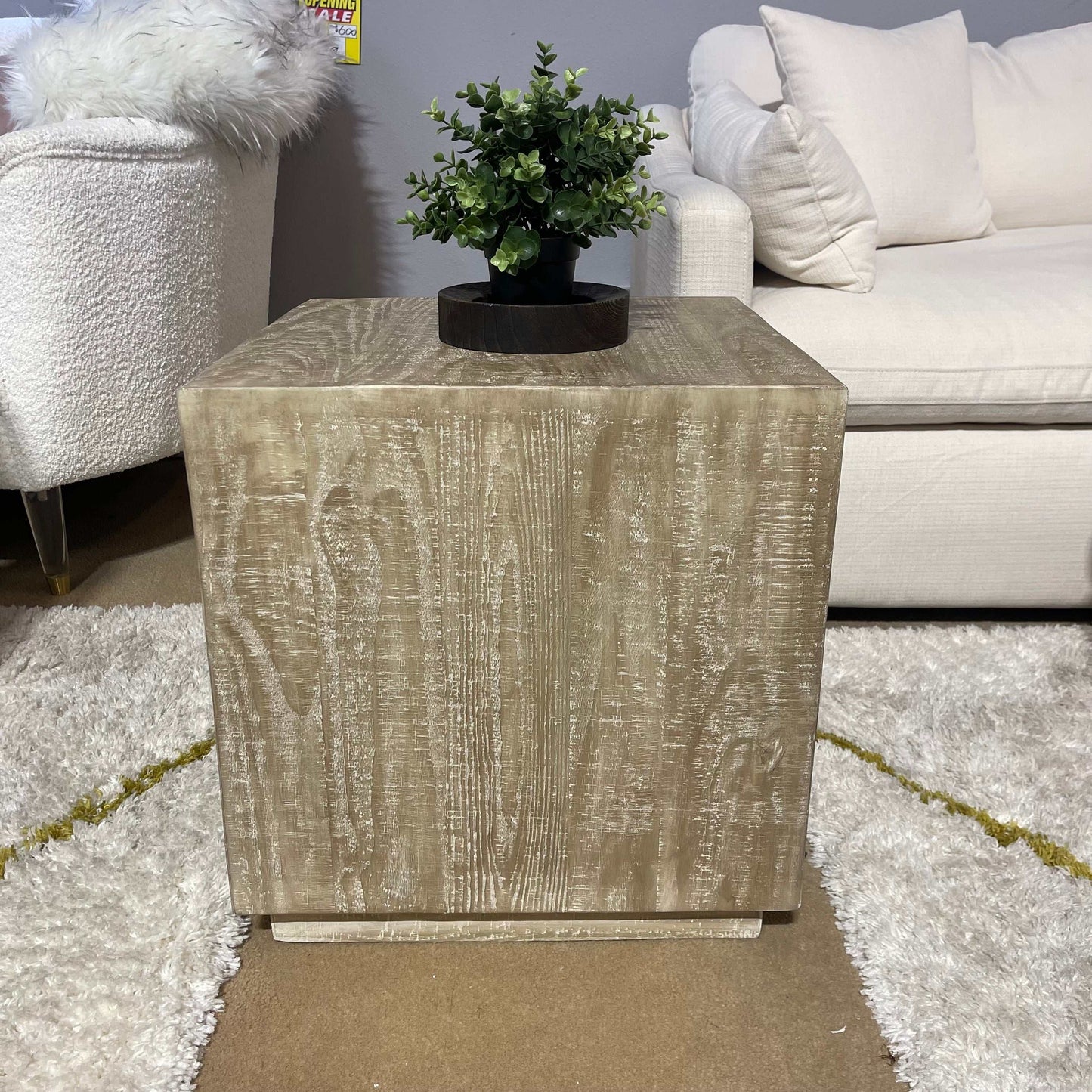 Waltleigh Distressed Brown Accent Table