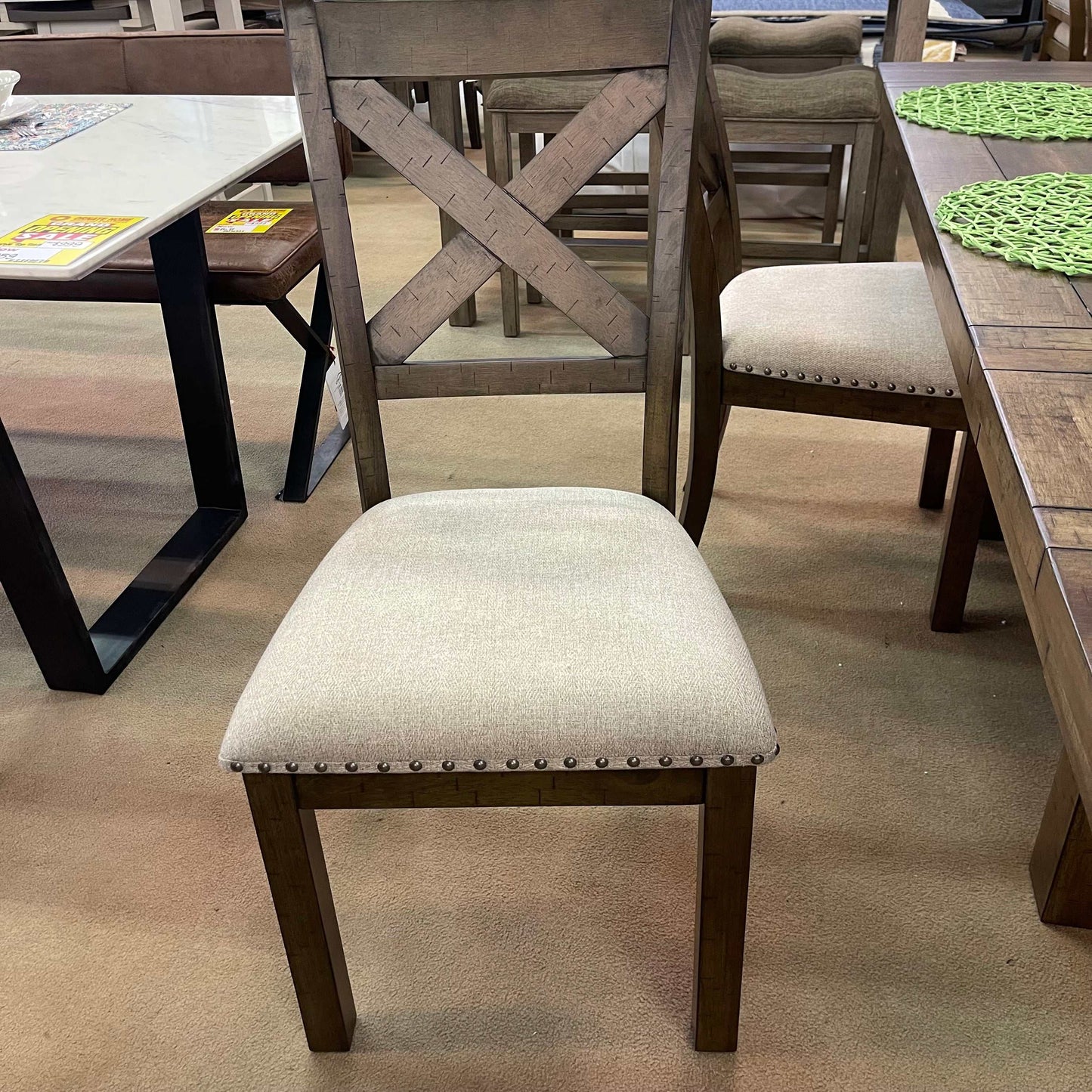 Moriville Beige Dining Chair (Set of 2)