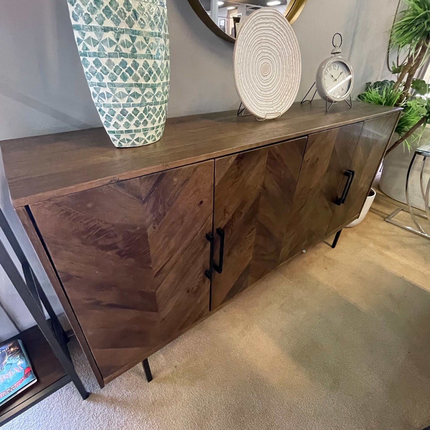 Prattville Brown Accent Cabinet