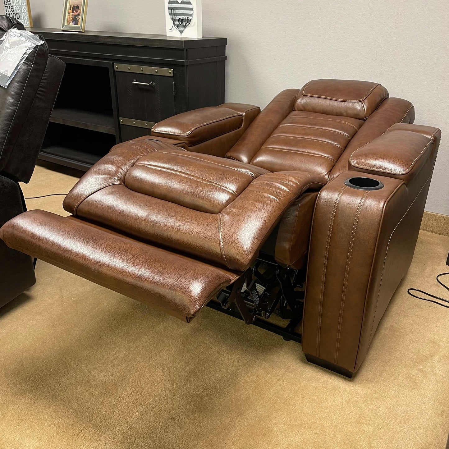 Backtrack Chocolate Power Recliner